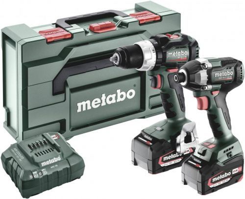 Metabo BSLBL plus SSD200LTBL -aku vrtací šroubovák, aku rázový utahovák  akumulátor, vč. nabíječky