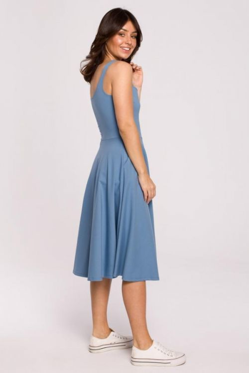 Šaty B218 - BeWear - L - hořčicová