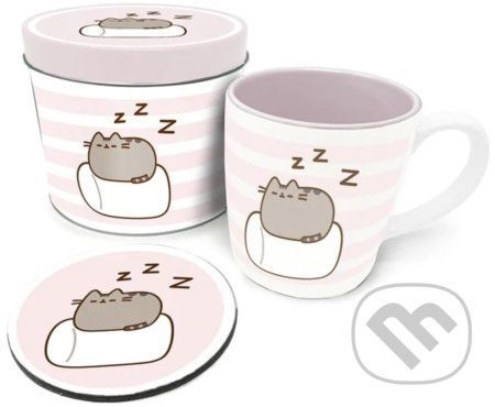 Darčekový set v plechovej krabičke Pusheen: Marshmallow