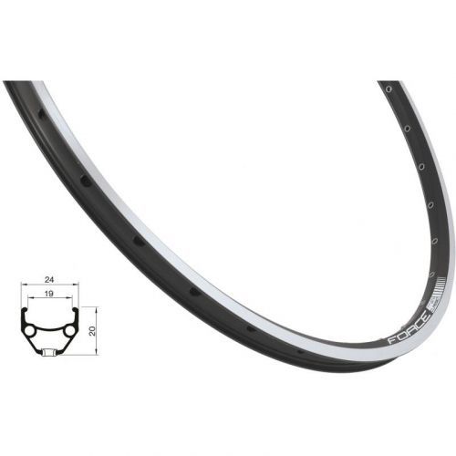 Ráfek Force Classic 559x19 - 32děr, černý 702526