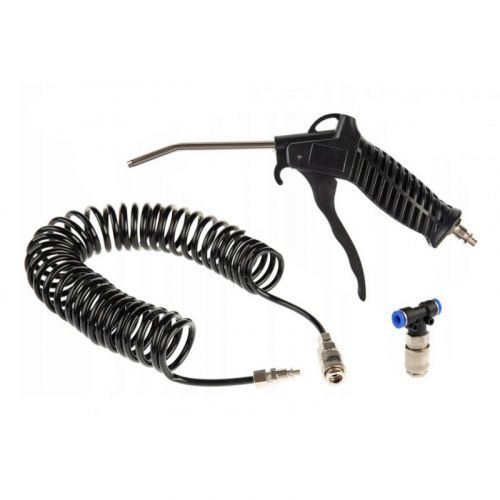 Vzduchová hadice s pistolí, černá, 13kg/cm2 5m