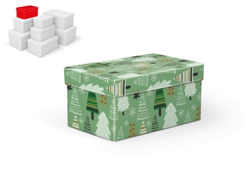 MFP 5370916 Krabice dárková vánoční B-V006-B 18x11x9cm