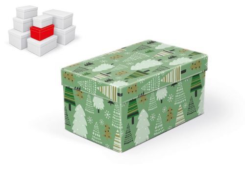 MFP 5370917 Krabice dárková vánoční B-V006-C 20x12x10cm