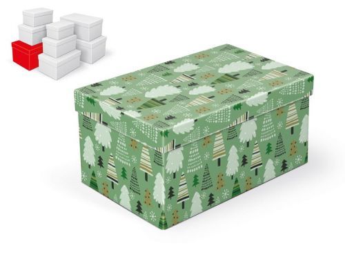 MFP 5370921 Krabice dárková vánoční B-V006-G 28x18x14cm