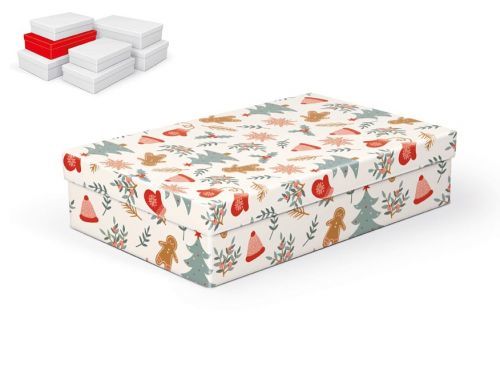 MFP 5370911 Krabice dárková vánoční A-V008-D 30x19x7cm