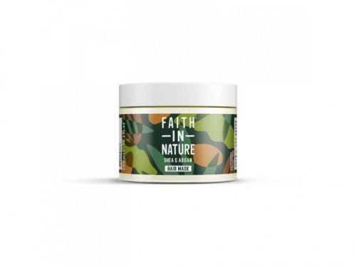 Faith in Nature - Vlasová maska, argan a bambucké máslo, 300 ml