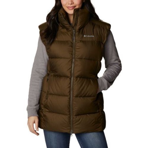 Columbia PUFFECT MID VEST Dámská vesta, khaki, velikost M