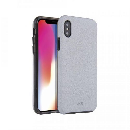 UNIQ Lithos Moonstone iPhone XS/X šedé