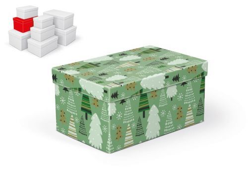 MFP 5370918 Krabice dárková vánoční B-V006-D 22x14x11cm
