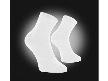 VM Footwear Bamboo Medical Speciální antibakteriální ponožky 3 páry, bílé Rozměr: 39-42