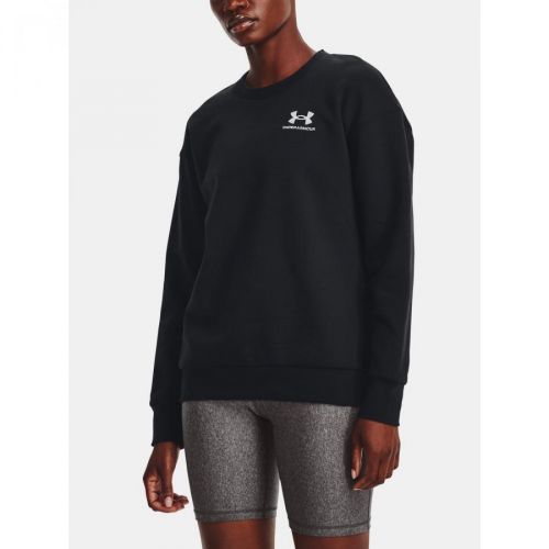 Under Armour Mikina Essential Fleece Crew-BLK - Dámské