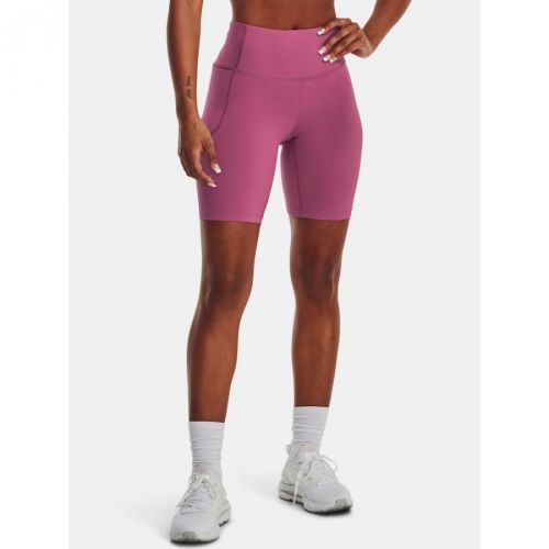 Under Armour Kraťasy UA Meridian Bike Short-PNK - Dámské