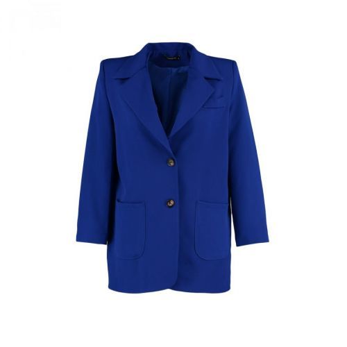 Trendyol Sax Blue Buttoned Jacket