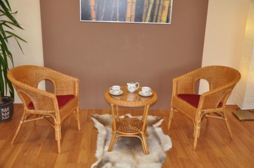 Axin Trading Sedací souprava Fabion, medová Polstr vínový