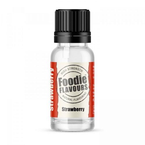 Přírodní koncentrované aroma 15ml jahoda Foodie Flavours