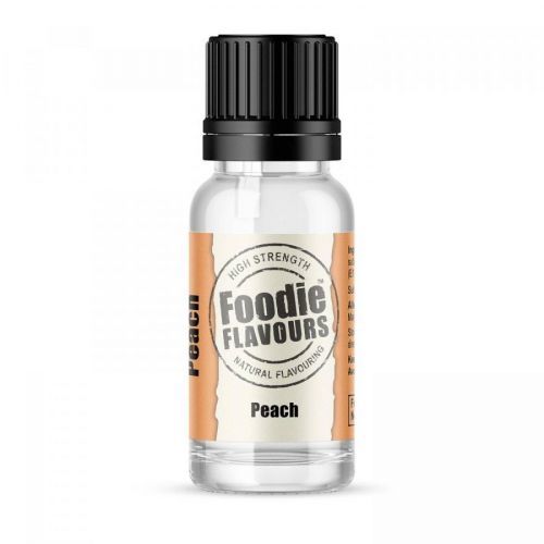 Přírodní koncentrované aroma 15ml broskev Foodie Flavours