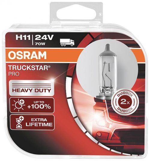 Halogenová autožárovka Osram Auto TRUCKSTAR PRO H11, Duo Box (2 Lampen) 64216TSP-HCB, H11, 70 W, 1 ks