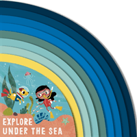 Explore Under the Sea (Madden Carly)(Board book)