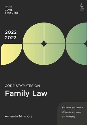 Core Statutes on Family Law 2022-23 (Millmore Amanda)(Paperback / softback)