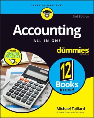 Accounting All-in-One For Dummies (+ Videos and Quizzes Online), 3rd Edition (Taillard M)(Paperback / softback)
