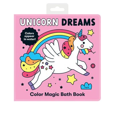 Unicorn Dreams Color Magic Bath Book (Mudpuppy)(Bath book)