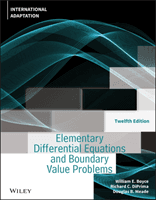 Elementary Differential Equations and Boundary Val ue Problems, Twelfth Edition International Adaptat ion (Boyce W)(Paperback / softback)