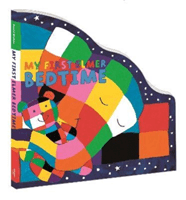 My First Elmer Bedtime - Shaped Board Book (McKee David)(Board book)