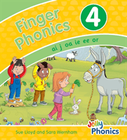 Finger Phonics Book 4 - in Precursive Letters (British English edition) (Wernham Sara)(Board book)