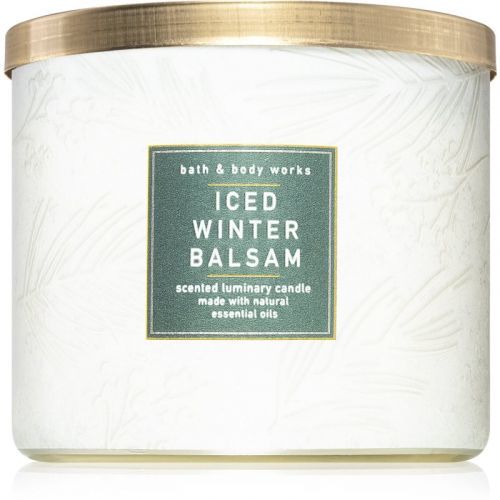 Bath & Body Works Iced Winter Balsam vonná svíčka 411 g