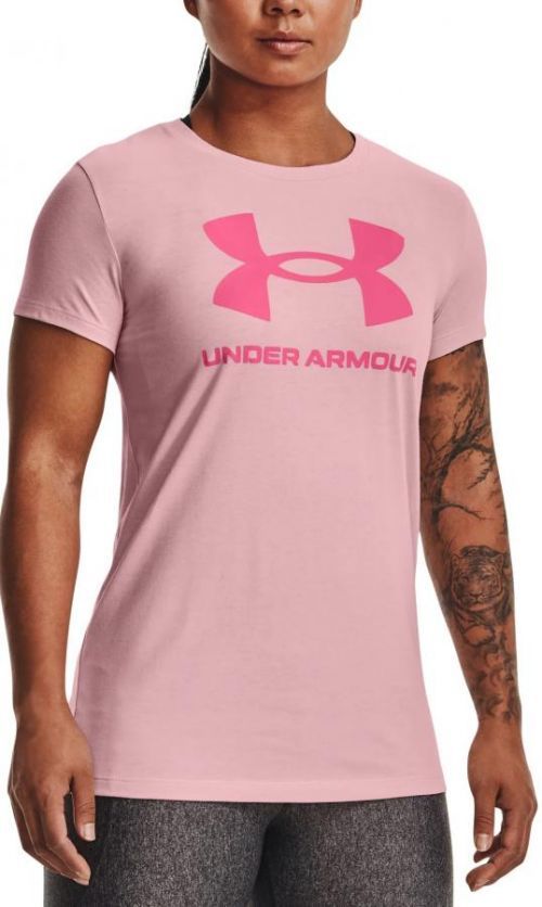 Triko Under Armour UA SPORTSTYLE LOGO SS-PNK