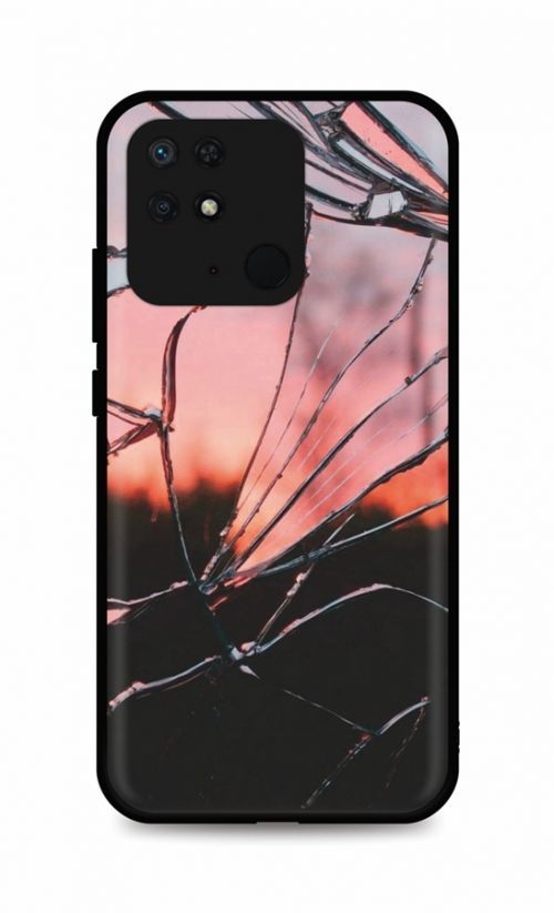 Kryt TopQ LUXURY Xiaomi Redmi 10C pevný Pink Broken 76209