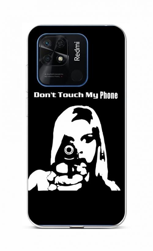 Kryt TopQ Xiaomi Redmi 10C Don't Touch Gun 76203