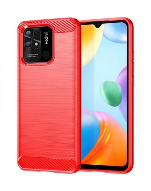 Kryt TopQ Xiaomi Redmi 10C červený 76190