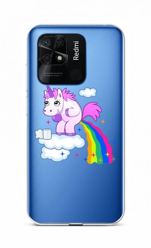 Kryt TopQ Xiaomi Redmi 10C Rainbow Disaster 76091