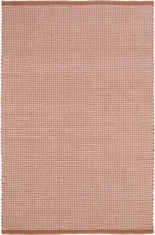 Červený koberec s podílem vlny 170x110 cm Bergen - Nattiot