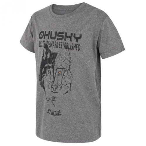 Children's functional T-shirt HUSKY Tash K dark. grey