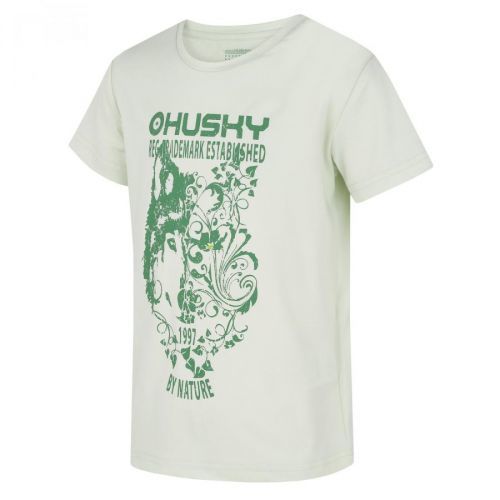 Children's functional T-shirt HUSKY Tash K light green