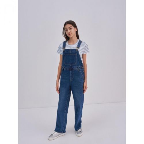 Big Star Woman's Overall Trousers 190031  Denim