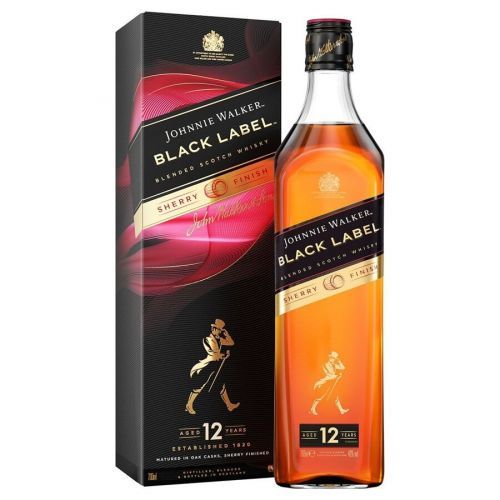 Johnnie Walker Black Label Sherry finish 40 % 0,7 l