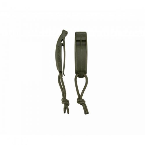 Píšťalka signální Brandit Signal 2 ks - olivová