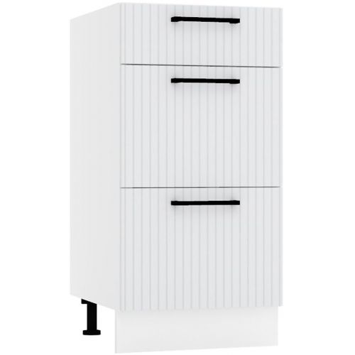 Kuchyňská skříňka Kate d40s/3 světle šedá mat