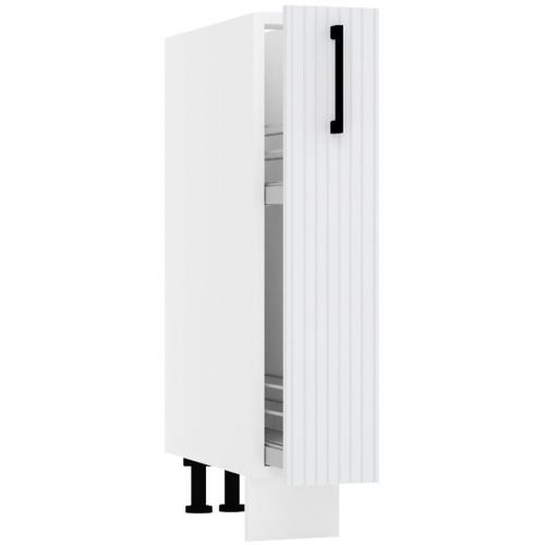 Kuchyňská skříňka Kate d15 cargo + kos světle šedá mat