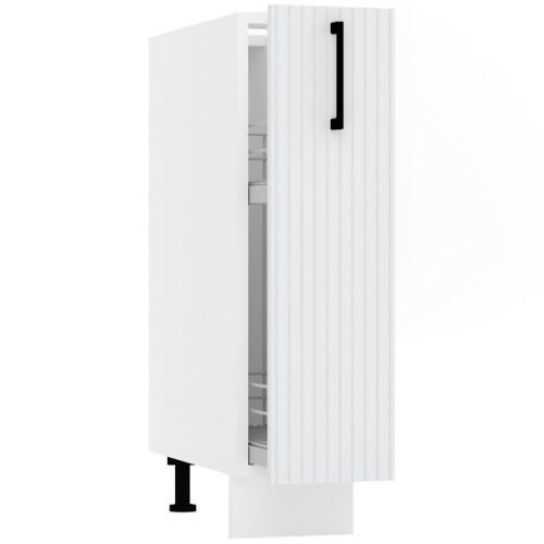 Kuchyňská skříňka Kate d20 cargo + kos světle šedá mat