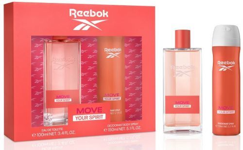 Reebok Move Your Spirit For Women - EDT 100 ml + deodorant ve spreji 150 ml