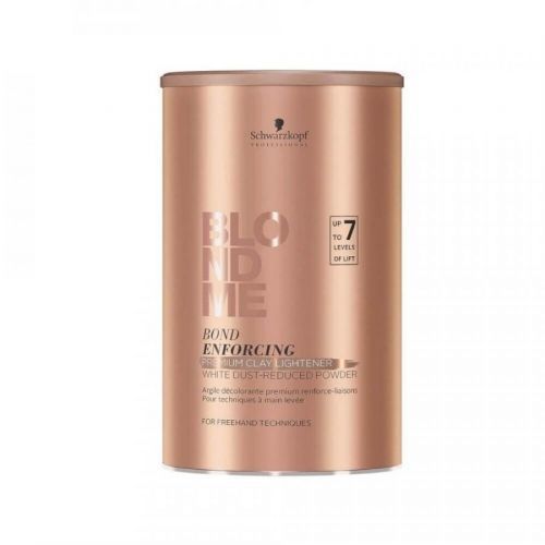 Schwarzkopf Professional Zesvětlující pudr s obsahem jílu BLONDME Bond Enforcing (Premium Clay Lightener) 350 g