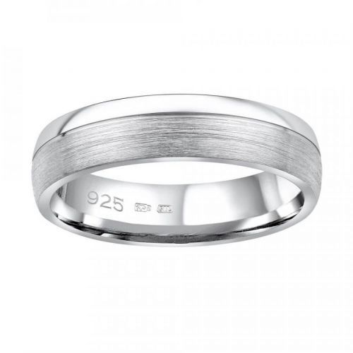 Silvego Snubní stříbrný prsten Paradise pro muže i ženy QRGN23M 47 mm