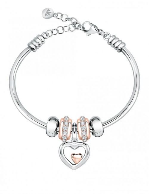 Morellato Romantický ocelový bicolor náramek Drops SCZ1256