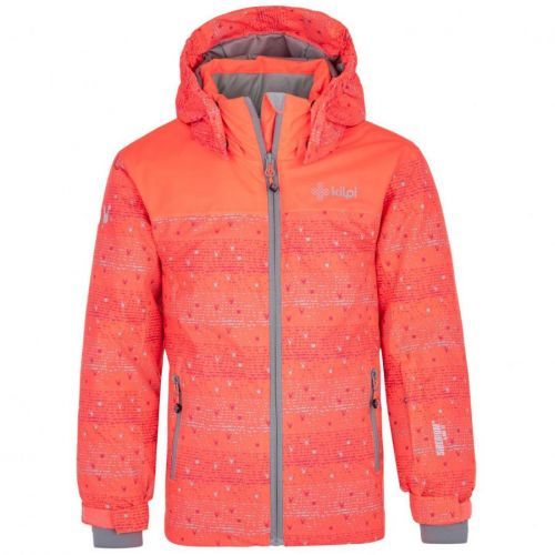 Dívčí zimní bunda Kilpi Jenova-JG Dětská velikost: 98 / Barva: růžová