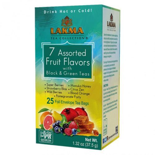 LAKMA Fruit flavors 7 assorted 25 sáčků
