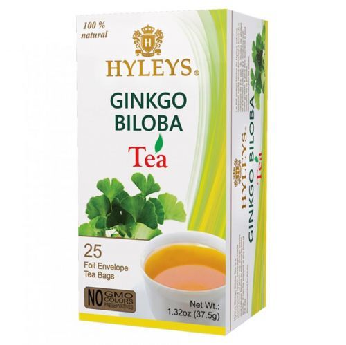 HYLEYS Herbal ginkgo biloba přebal 25 sáčků